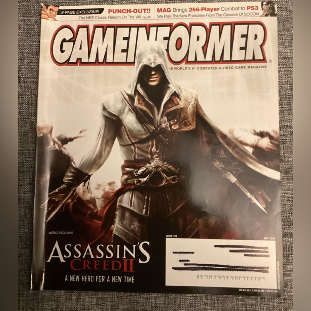 Game Informer Video Game Magazine "Assassin's Creed II" Issue #193 2009